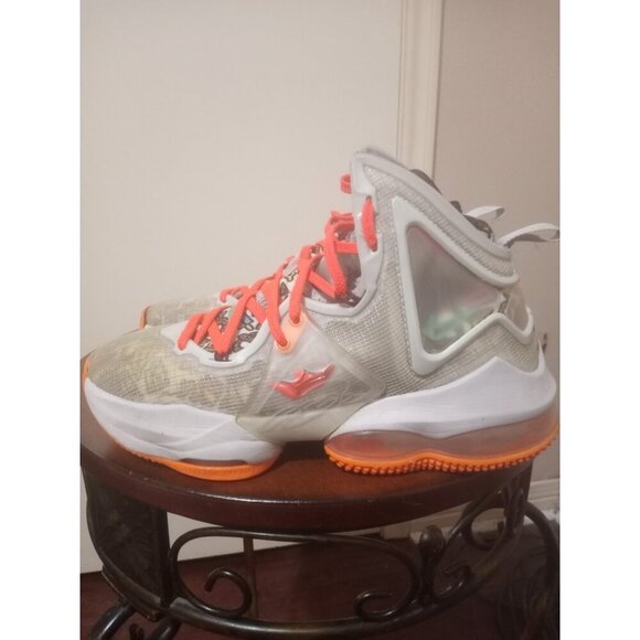 Nike LeBron 19 XIX GS 6Y Fast Food Basketball Shoes Sneakers Orange DD0418-001 - Picture 10 of 16